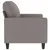 Produktbild 4 för 2-sitssoffa taupe 120 cm tyg
