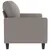 Produktbild 4 för 2-sitssoffa taupe 140 cm tyg