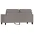 Produktbild 5 för 2-sitssoffa taupe 140 cm tyg