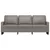 Produktbild 3 för 3-sitssoffa taupe 180 cm tyg
