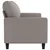 Produktbild 4 för 3-sitssoffa taupe 180 cm tyg