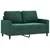 Produktbild 2 för Soffa 2-sits mörkgrön 120 cm sammet