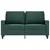 Produktbild 3 för Soffa 2-sits mörkgrön 120 cm sammet