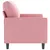 Produktbild 4 för Soffa 2-sits rosa 120 cm sammet