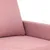 Produktbild 6 för Soffa 2-sits rosa 120 cm sammet