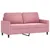 Produktbild 2 för Soffa 2-sits rosa 140 cm sammet