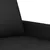Produktbild 6 för Soffa 2-sits svart 140 cm sammet