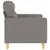 Produktbild 4 för 2-sitssoffa taupe 120 cm tyg