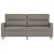 Produktbild 3 för 2-sitssoffa taupe 140 cm tyg