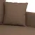 Produktbild 6 för Fåtölj brun 60 cm tyg