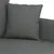 Produktbild 6 för Soffa 2-sits mörkgrå 120 cm tyg