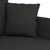 Produktbild 6 för 2-sitssoffa ljusgrå Svart 120 cm tyg