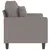 Produktbild 4 för 2-sitssoffa taupe 120 cm tyg