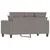 Produktbild 5 för 2-sitssoffa taupe 120 cm tyg
