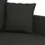 Produktbild 6 för 2-sitssoffa svart 140 cm tyg