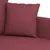 Produktbild 6 för 2-sitssoffa vinröd 140 cm tyg