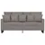 Produktbild 3 för 2-sitssoffa taupe 140 cm tyg