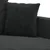 Produktbild 6 för 2-sitssoffa ljusgrå Svart 120 cm sammet