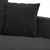 Produktbild 6 för 3-sitssoffa svart 180 cm sammet