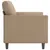 Produktbild 4 för 2-sitssoffa cappuccino 120 cm konstläder