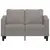 Produktbild 3 för 2-sitssoffa taupe 140 cm tyg