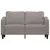 Produktbild 3 för 2-sitssoffa taupe 140 cm tyg