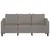 Produktbild 3 för 3-sitssoffa taupe 180 cm tyg