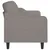 Produktbild 4 för 3-sitssoffa taupe 180 cm tyg