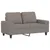 Produktbild 2 för 2-sitssoffa taupe 120 cm tyg