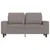 Produktbild 3 för 2-sitssoffa taupe 120 cm tyg