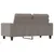 Produktbild 5 för 2-sitssoffa taupe 120 cm tyg