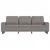 Produktbild 3 för 3-sitssoffa taupe 180 cm tyg