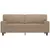 Produktbild 3 för 2-sitssoffa cappuccino 140 cm konstläder
