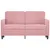 Produktbild 3 för Soffa 2-sits rosa 120 cm sammet