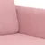 Produktbild 6 för Soffa 2-sits rosa 120 cm sammet