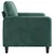 Produktbild 4 för Soffa 2-sits mörkgrön 140 cm sammet
