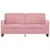 Produktbild 3 för Soffa 2-sits rosa 140 cm sammet