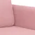 Produktbild 6 för Soffa 2-sits rosa 140 cm sammet