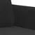 Produktbild 6 för Soffa 2-sits svart 140 cm sammet