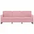 Produktbild 3 för 3-sitssoffa rosa 180 cm sammet