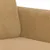 Produktbild 6 för 3-sitssoffa brun 180 cm sammet