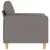 Produktbild 4 för Fåtölj taupe 60 cm tyg