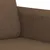 Produktbild 6 för 2-sitssoffa brun 120 cm tyg