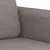 Produktbild 6 för 2-sitssoffa taupe 120 cm tyg