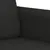 Produktbild 6 för 2-sitssoffa svart 140 cm tyg