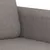 Produktbild 6 för 2-sitssoffa taupe 140 cm tyg