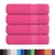 Produktbild 2 för Handdukar 4 st rosa 50x100 cm 360 gsm 100% bomull