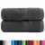 Produktbild 2 för Premium gästhanddukar SOLUND 2 st antracit 30x30cm 600gsm