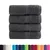 Produktbild 2 för Premium gästhanddukar SOLUND 4 st antracit 30x30cm 600gsm