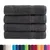 Produktbild 2 för Premium handdukar SOLUND 4 st antracit 50x100cm 600gsm